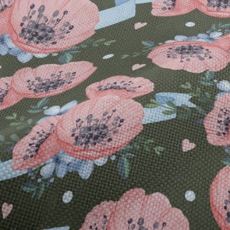 Huge Simple Flowers Performance Linen