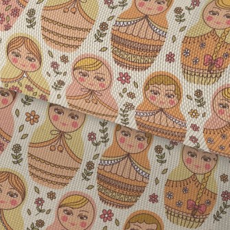 Cute Russian Doll Waterproof Oxford
