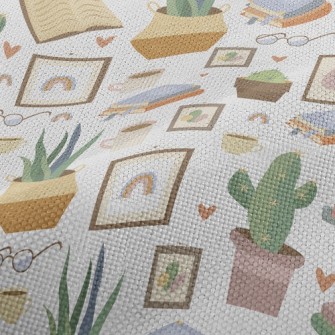 Home Succulent Potted Plants Performance Linen