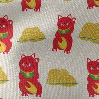 Lucky Cat Waterproof Canvas