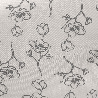 Beautiful And Generous Flowers Twill