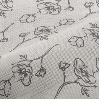 Beautiful And Generous Flowers Performance Linen