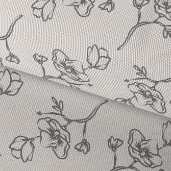 Beautiful And Generous Flowers Waterproof Oxford