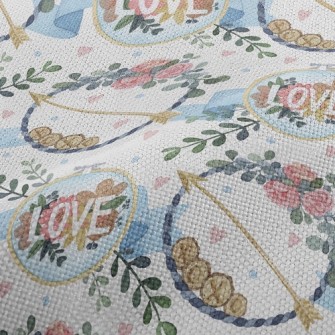 Love Decorative Wreath Performance Linen