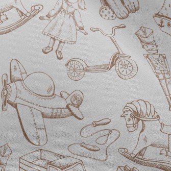 Sketch Antique Toys Chiffon