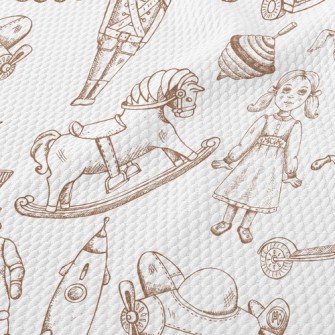 Sketch Antique Toys Birdseye Piqué