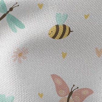Colorful Insect Kingdom Waterproof Canvas