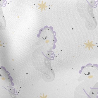 Cute And Shiny Seahorse Stretch Ponte