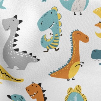 Simple Line Dinosaur Stretch Ponte