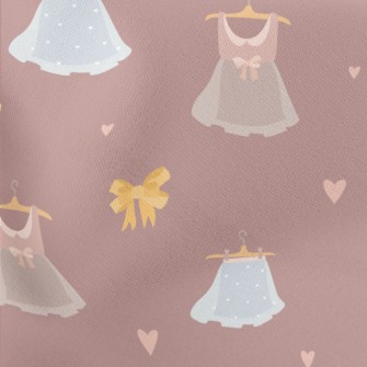 Cute Girl Dress Stretch Ponte