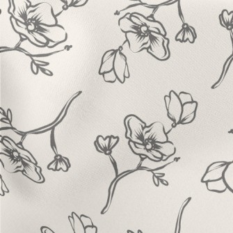 Beautiful And Generous Flowers Stretch Ponte