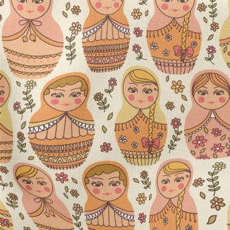 Cute Russian Doll Stretch Ponte
