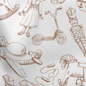 Sketch Antique Toys Stretch Ponte