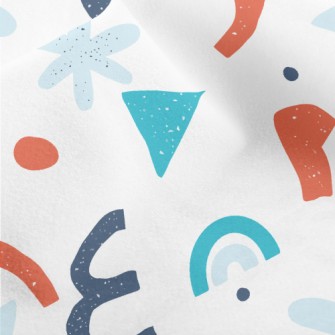 Geometric Color Blocks Micro Fleece