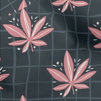 Bright Marijuana Leaves Micro Fleece