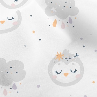 Shiny Cute Bird Micro Fleece