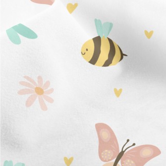 Colorful Insect Kingdom Micro Fleece
