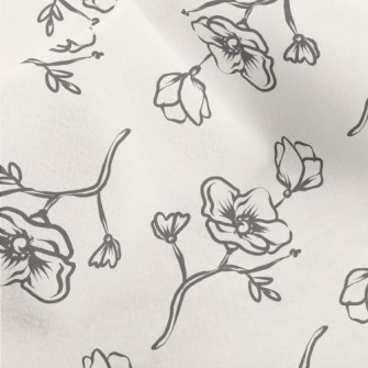 Beautiful And Generous Flowers Micro Fleece