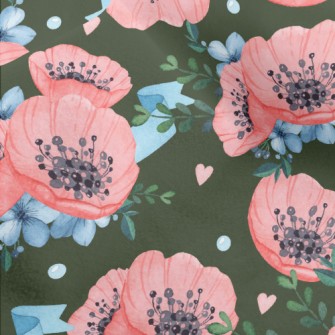 Huge Simple Flowers Micro Fleece