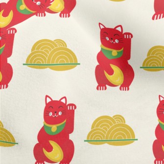 Lucky Cat Micro Fleece