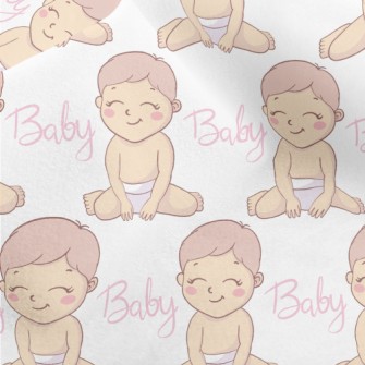 Smiling Cute Baby Micro Fleece