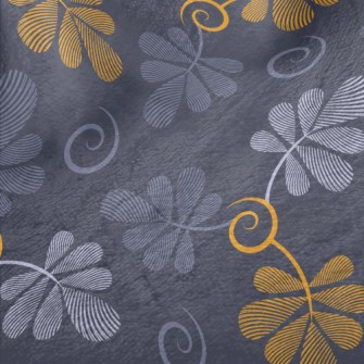 Psychedelic Lines Leaves Minky