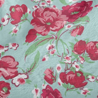 Beautiful Bright Flowers Minky