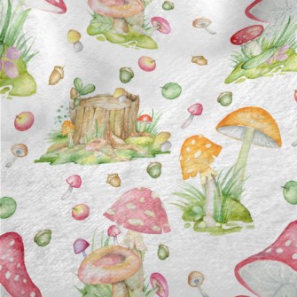 Watercolor Fairy Tale Big Mush Minky