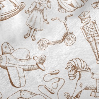 Sketch Antique Toys Minky