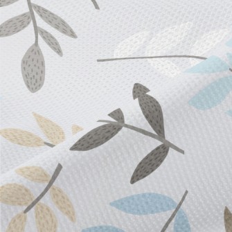 Pastel Colored Leaves Piqué