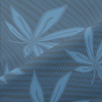 Psychedelic Marijuana Leaves Piqué