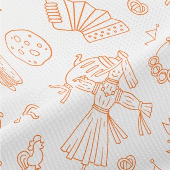 Hard Work Scarecrow Piqué