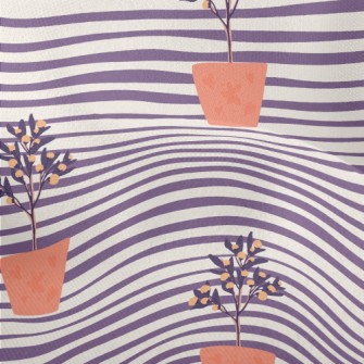 Wenqing Small Potted Plant Lightweight Performance Linen