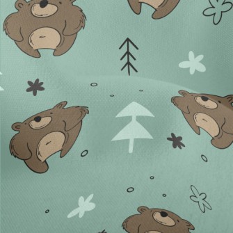 Funny Expression Bear Lightweight Performance Linen