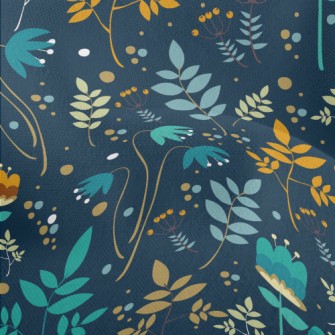 Childlike Forest Flowers Lightweight Performance Linen