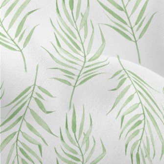 Fresh Little Willow Leaves Lightweight Performance Linen