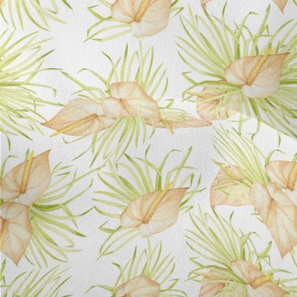 Simple Calla Lily Lightweight Performance Linen