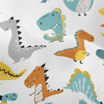 Simple Line Dinosaur Lightweight Performance Linen