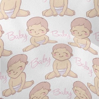 Smiling Cute Baby Lightweight Performance Linen