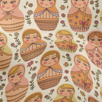 Cute Russian Doll Lightweight Performance Linen