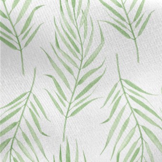 Fresh Little Willow Leaves Jersey Backed Fleece