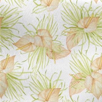 Simple Calla Lily Jersey Backed Fleece