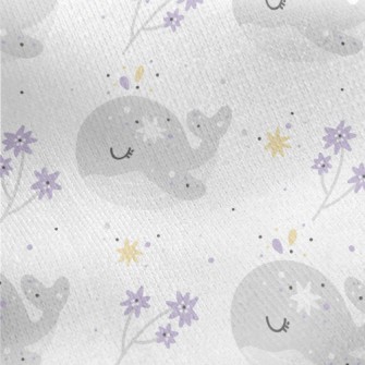 Gentle Star Whale Jersey Backed Fleece