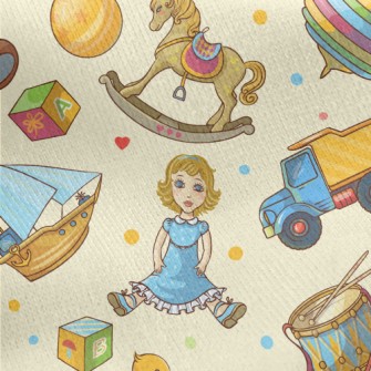 Various Toys Jersey Backed Fleece