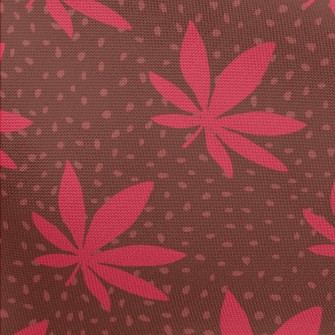 Evil Marijuana Leaf Pongee