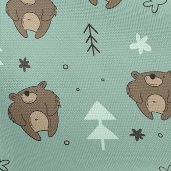 Funny Expression Bear Pongee
