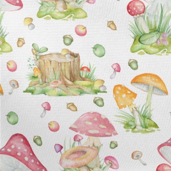 Watercolor Fairy Tale Big Mush Pongee