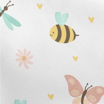 Colorful Insect Kingdom Pongee