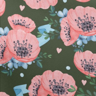 Huge Simple Flowers Pongee