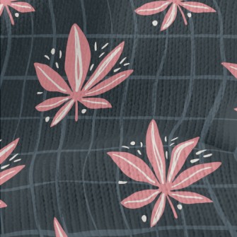 Bright Marijuana Leaves Stretch Jersey